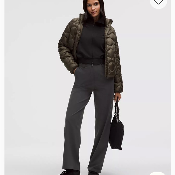 Lululemon NWT Daydrift High-Rise Straight-Leg Trouser Regular M Graphite Grey - Picture 8 of 14